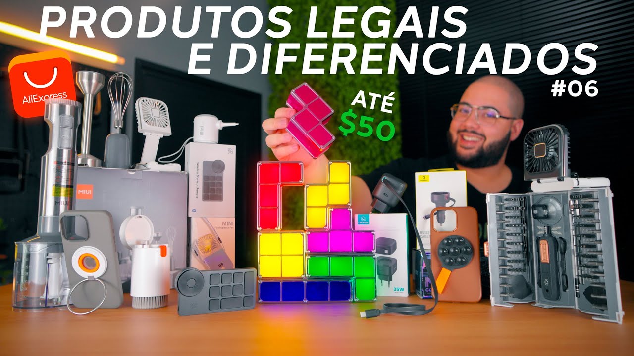 Produtos LEGAIS e DIFERENCIADOS que IMPORTEI no ALIEXPRESS e RECOMENDO!  (Menos de $50) - #06