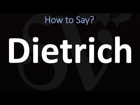 How to Pronounce Dietrich? (CORRECTLY)