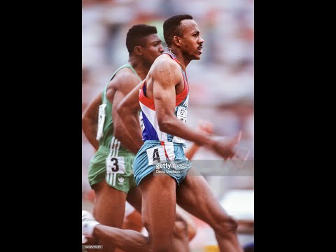 Frankie  Fredericks  vs John  Regis 200m 1994 Commonwealth Games  Quarter, Semi, Final).