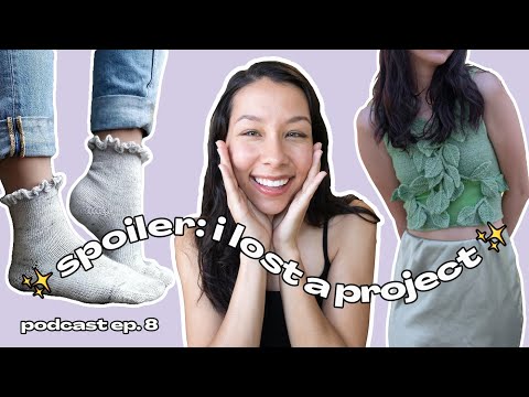 emma's knitting podcast ep. 8 | the shoulder season of knitting & mourning a lost project