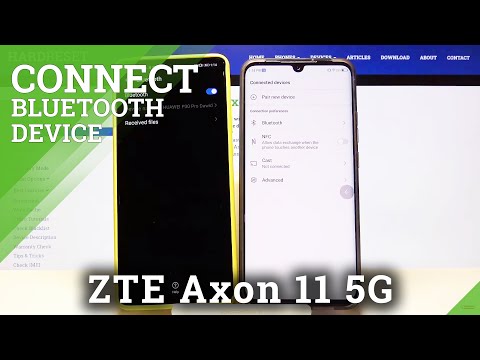 How to Connect Bluetooth Device with ZTE Axon 11 5G - Bluetooth Settings