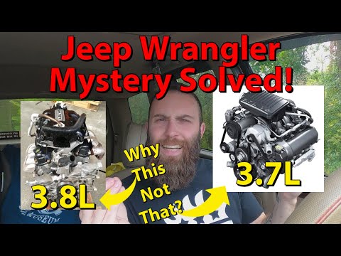 Chrysler 3.8L vs 3.7L - Why did the JK/JKU Wrangler get a MINIVAN engine? MYSTERY FINALLY SOLVED!