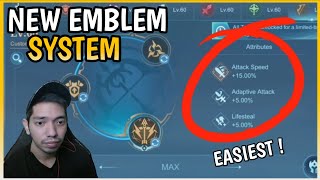 Easiest Way to Learn the New Emblem System | New Update | MLBB