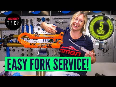 How To Perform A Lower Leg Service In Just 5 Minutes | Basic Suspension Service