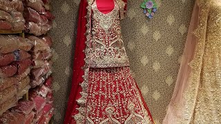 wao beautiful medium range bridal lehnga set now avail hurry to buy free home delivery 03350662524