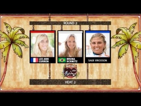 Round 2, Heat 2 - Lee Ann Curren vs Bruna Schmitz vs Sage Erickson