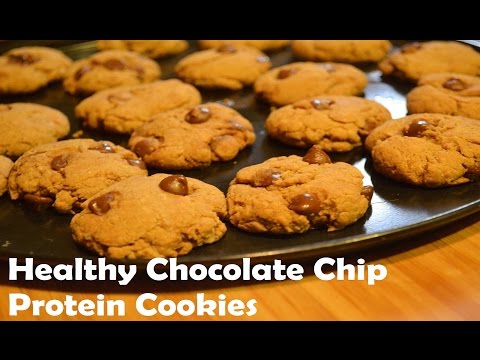 The Best Chocolate Chip Protein Cookies ألذ كوكيز صحي بالبروتين والتشوكليت تشيبس