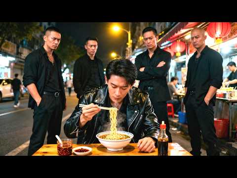 Bully kicks a poor boy eating noodles out, unaware he’s the Supreme Lord greeted by a War Goddess!