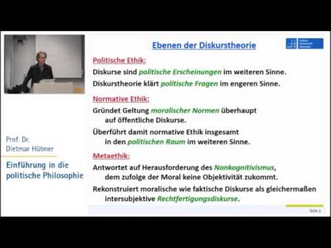 Politische Philosophie 11: Moderne 2 - Apel, Habermas