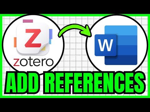 How To ADD REFERENCES In Word With Zotero (QUICK & EASY) 2026