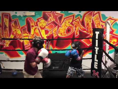 Youth sparring