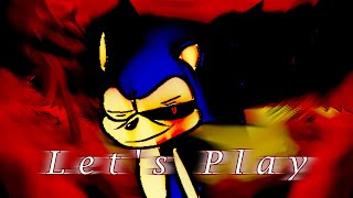 Cover art for let's play... -(FNF sonic.exe MOD)-