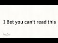 0 PERCENT CAN READ THIS Seizure Warning