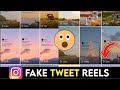 How To Create TWEET Reels For Instagram (2021) | Viral Tweet Reels Kaise Banaye? Full Tutorial 2021