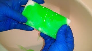 Ajax Sponge Play ! (+ Dish Soap & Mr. Clean) | ASMR CLEANING, SPONGES, SUDS