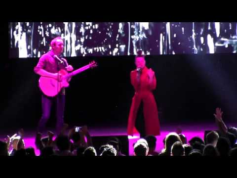 ESCKAZ in Madrid: Fusedmarc (Lithuania) - Rain of Revolution at Eurovision-Spain Pre-Party