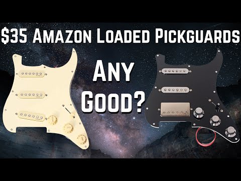 Loaded Prewired Guitar Pickups 3S 60s Style Single Coils Alnico 5 Pickups 7-Way Wiring Pickguard, Compatible for Stratocaster Style Guitar(Type-6) video review thumbnail
