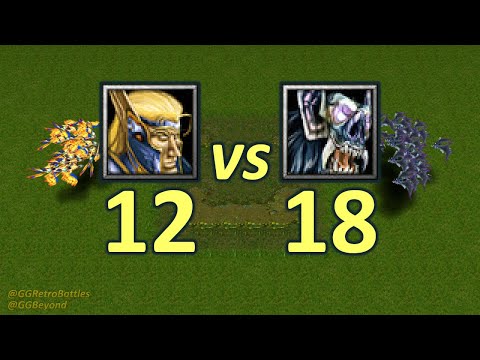 12 Dragonhawk Riders vs 18 Gargoyles - Same Food - WarCraft III Retro Battles
