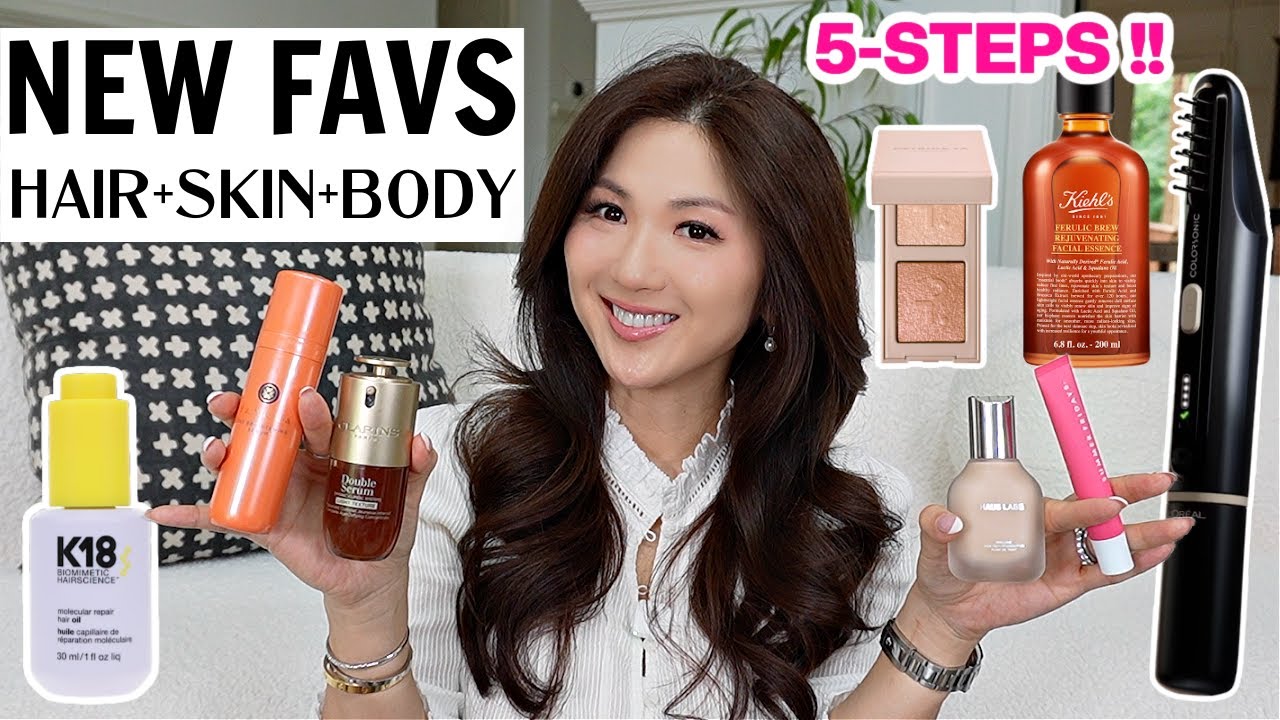 MY DAILY 5 - Step RITUAL for Ageless Skincare (DAY & NIGHT) + HAIR & BODY MUST HAVES | CHARIS