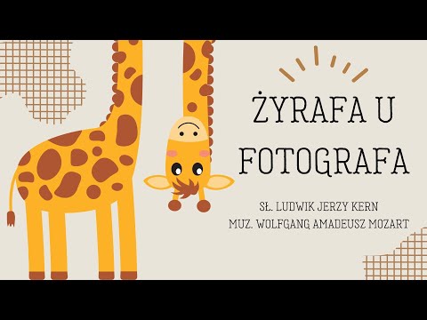 ŻYRAFA U FOTOGRAFA- animowany film dla dzieci, animacje EDUMUZ