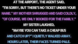 MY FAMILY ABANDONED ME AT THE AIRPORT… BUT HOURS LATER, THEIR FACES TURNED PALE.