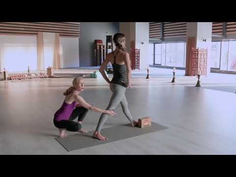 Annie Carpenter, SmartFLOW Yoga - Revolved Triangle Tutorial  I  UDAYA.com