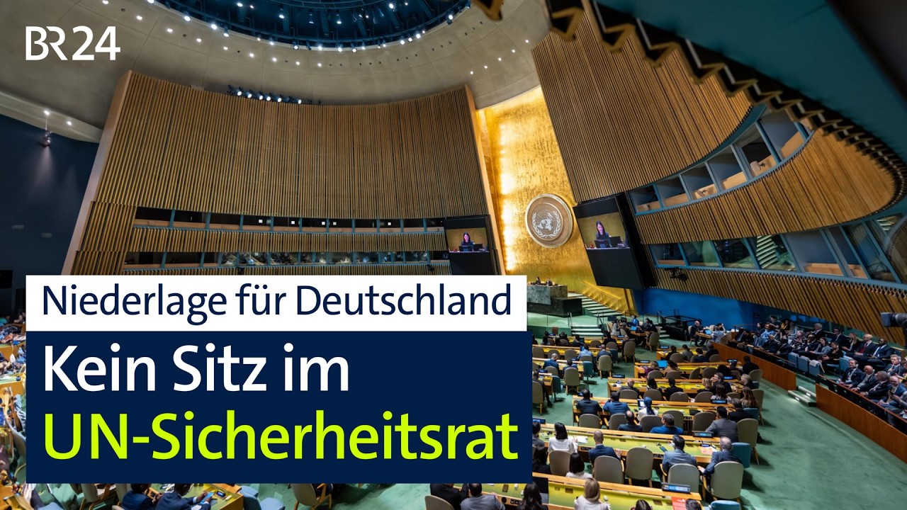 Niederlage für Deutschland: Kein Sitz im UN-Sicherheitsrat | BR24