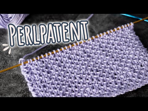 Wow! Only knit stitches! Pearl Patent Knitting - Instructions for Beginners