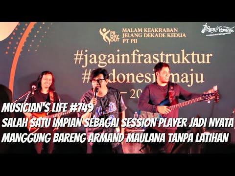MUSICIAN'S LIFE #749 | KESAMPEAN MANGGUNG BARENG VOKALIS LEGEND, ARMAND MAULANA