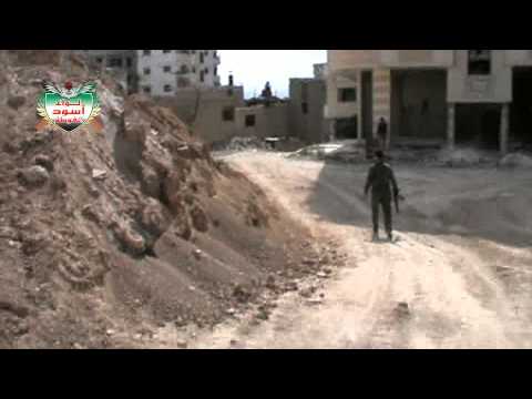 جولة على نقاط رباط عناصر لواء أسود الغوطة على خطوط الجبهة الأمامية في الغوطة الشرقية في ريف دمشق