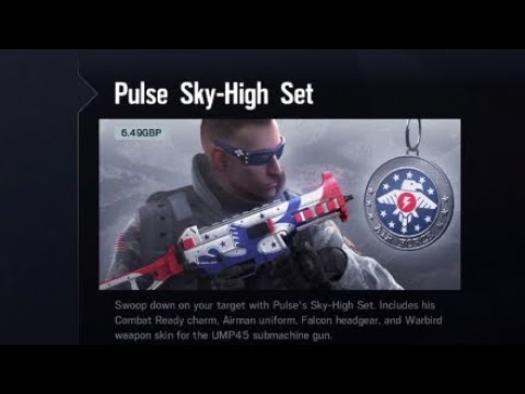 BRAND NEW Pulse Sky-High Bundle - Rainbow Six Siege