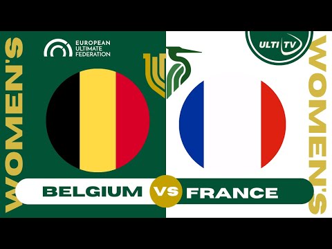 Belgium vs France  — WOMEN'S Power Pool — European Ultimate Championships #EUC2023