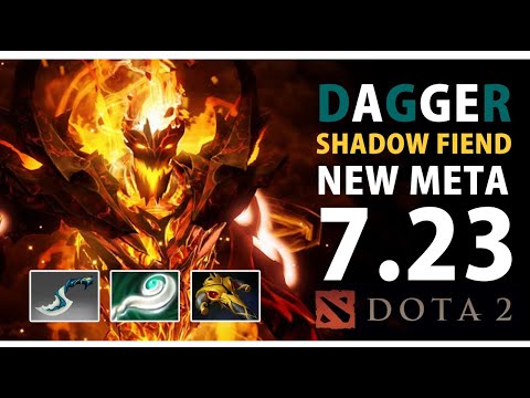 FAST LEVELING SHADOW FIEND DOTA 2 7.23 - NEW