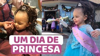 Olívia em UM DIA DE PRINCESA no Bibbidi Bobbidi Boutique da Disney!