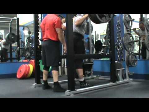 7 ct. pause squat- 535 x 1@9