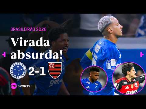 QUE JOGÃO! GOLAÇO DE ARROYO E MATHEUS PEREIRA CONCRETIZA VIRADA NO FIM! CRUZEIRO 2 X 1 FLAMENGO