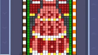 Pixel Flow Level 416. Walkthrough Gameplay