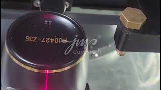 Fully automatic loading and unloading wine bottle bottom pad printing machine #screenprinting
