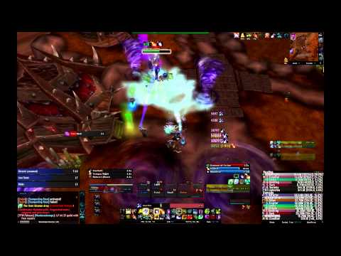 Skill Banner VS  Kor'kron Dark Shamans 10HC   Balance Druid POV