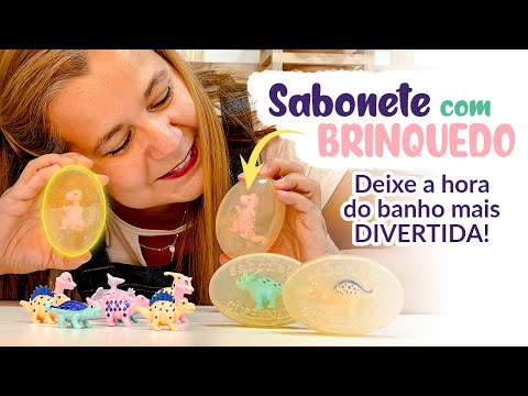 Sabonete com BRINQUEDO! - DEIXE A HORA DO BANHO MAIS DIVERTIDA!AS CRIANÇAS VÃO AMAR!