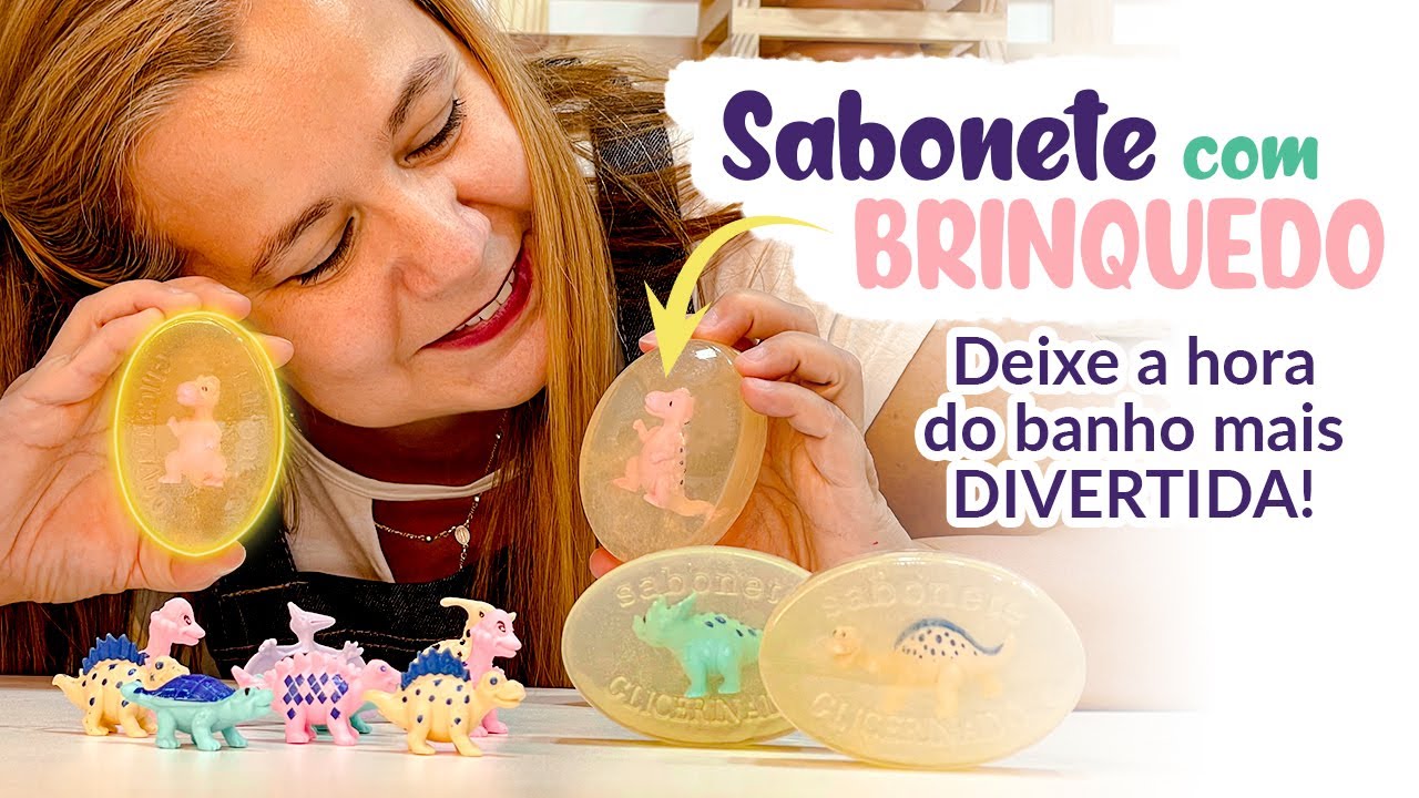 Sabonete com BRINQUEDO! - DEIXE A HORA DO BANHO MAIS DIVERTIDA!AS CRIANÇAS VÃO AMAR!