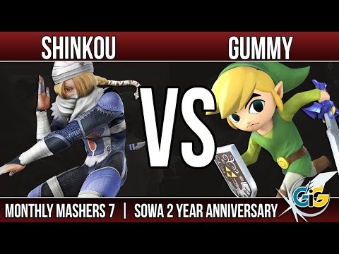 GiG- Monthly Mashers 7- Smash 4- Shinkou VS Gummy