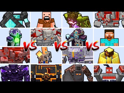 EVERY MINECRAFT DUNGEONS MOB TOURNAMENT | Minecraft Mob Battle
