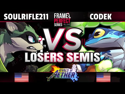 FPS6 Online - SRN | Soulrifle211 (Maypul) vs. SRN | Codek (Ranno) - Rivals of Aether Losers Semis