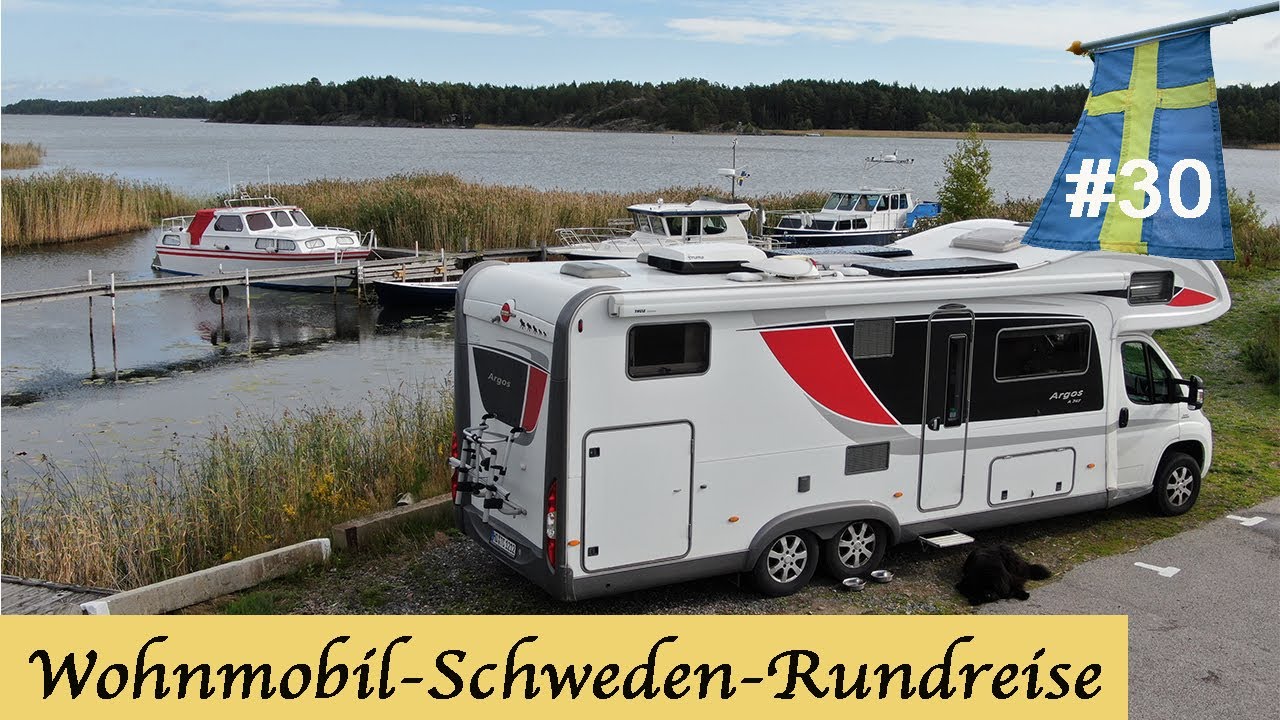 Wohnmobil Schweden Rundreise #30: Freistehen am Hafen