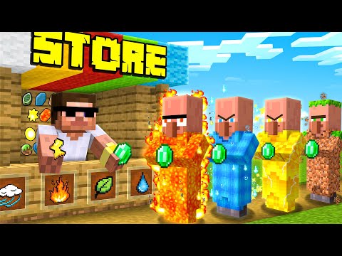 Minecraft, But I Open an Elemental Store!
