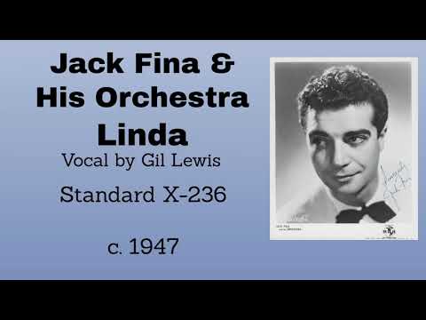 Jack Fina and his orchestra - Linda - c. 1947
