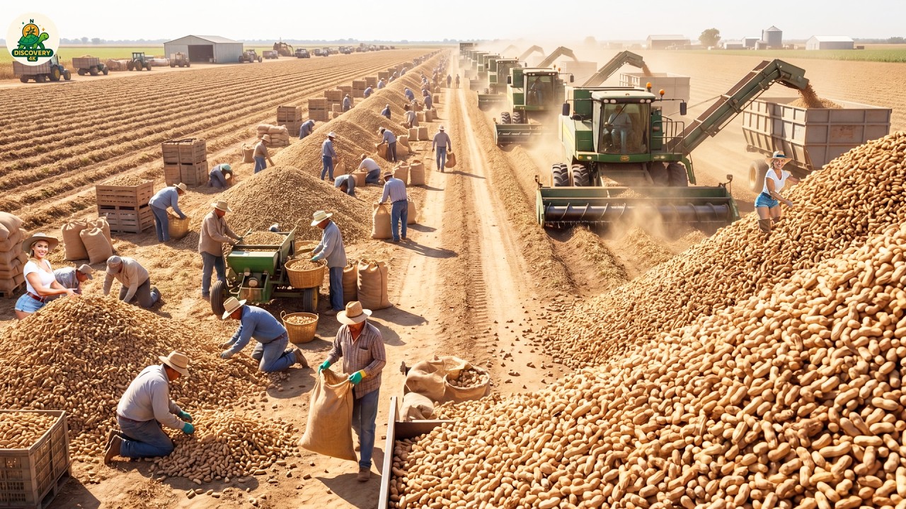 15 Stages of the Super Giant Peanut Harvest – How America Pulls Millions of Tons from Underground