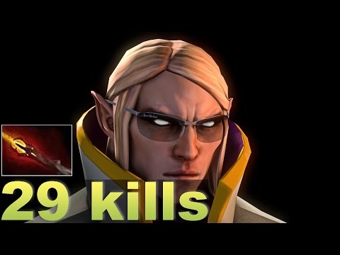 Moo Invoker DAGON 29 kills pro Gameplay | Highlights 7.04 — Dota 2
