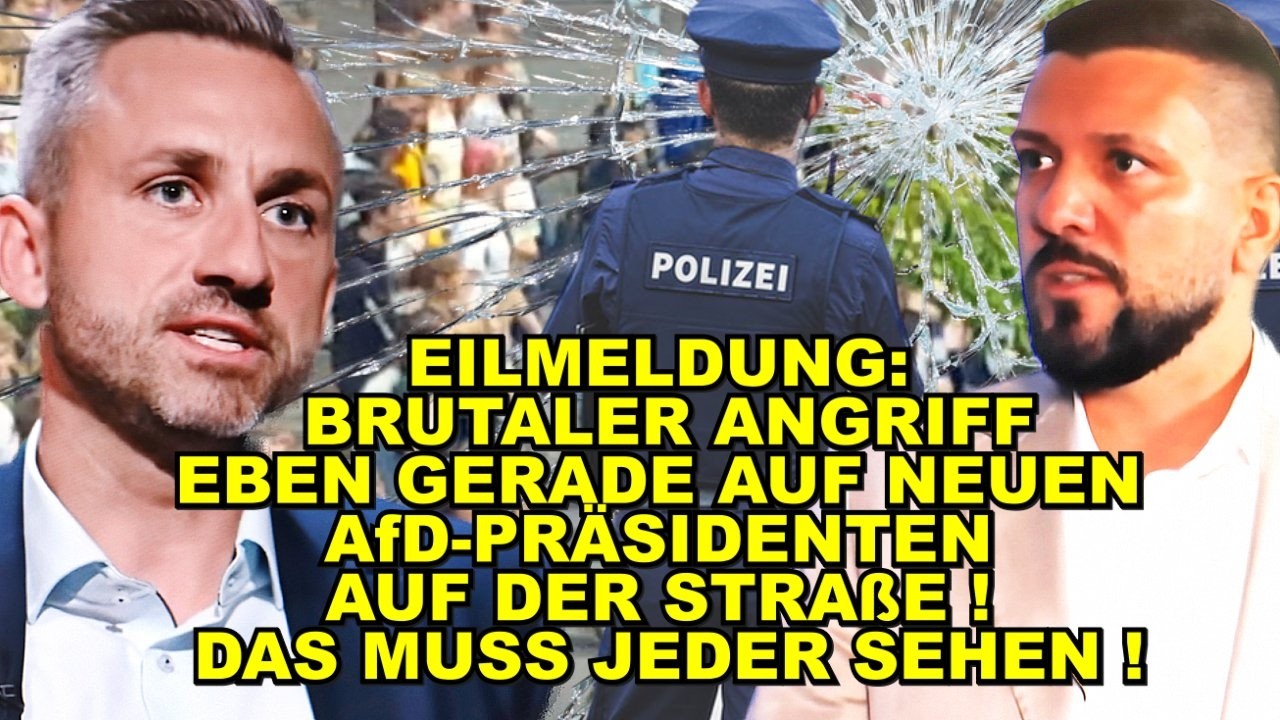 EIL: AfD-Präsident BRUTAL ANGEGRIFFEN!